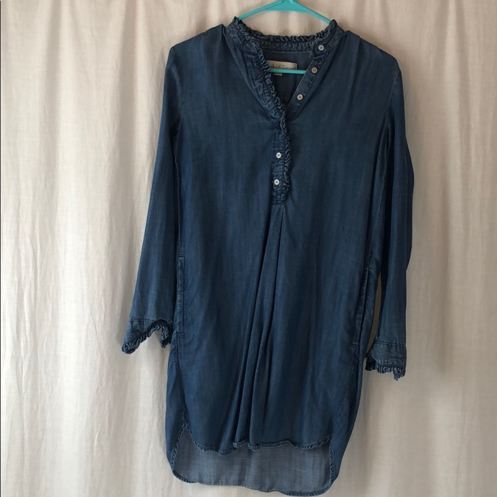 Casual chambray Loft dress